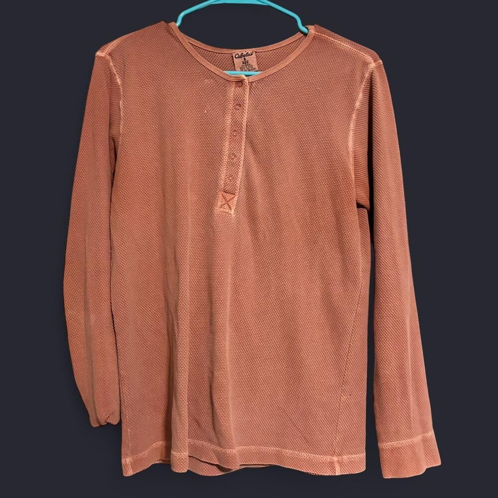 Cabela-s Women's Orange and Pink Shirt